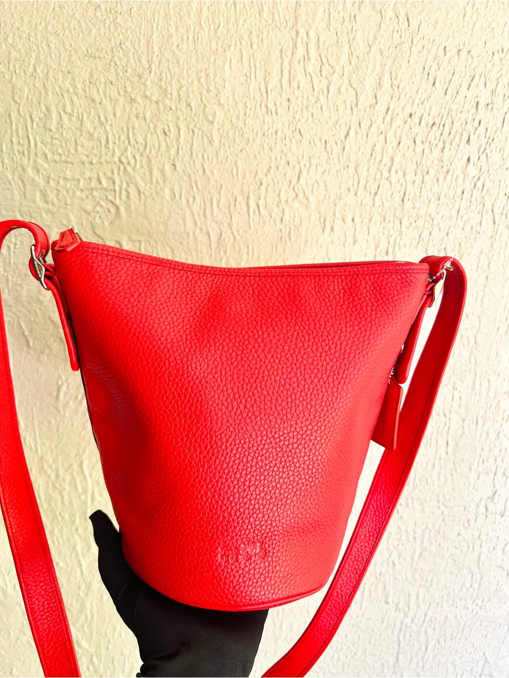 Coach Pebbled Leather Mini Duffle Crossbody NWT